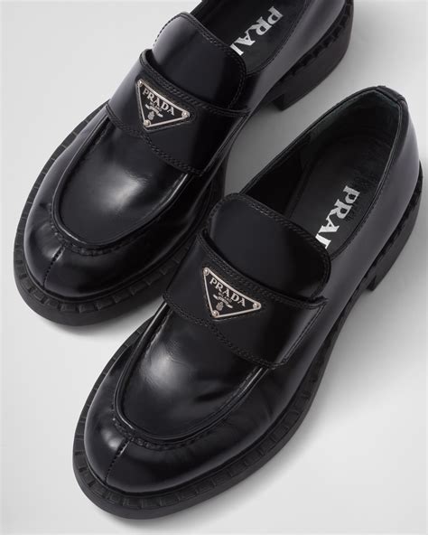 prada chunky loafers women's.